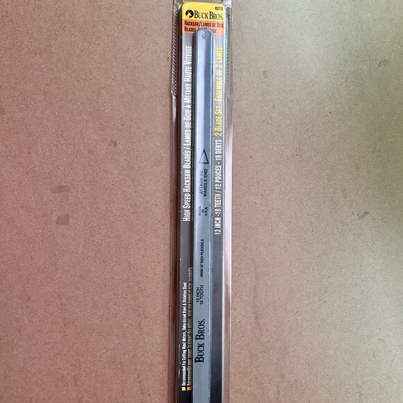 BUCK BROS 076812402134 Blades Hacksaw High Speed 12-Inch / 18 Teeth **NEW** - Picture 1 of 4